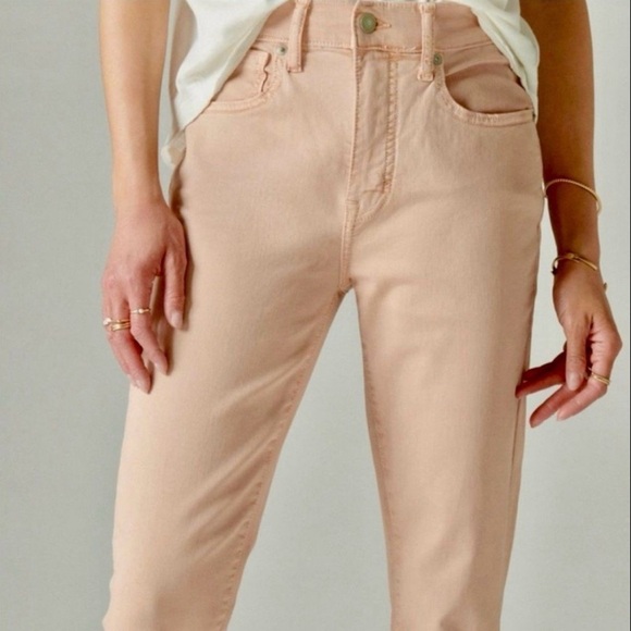 Lucky Brand Jeans Ava Leggings Skinny Fit Blush Pink SZ 2/26 - Picture 1 of 11